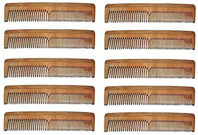 

INAAYA Neem Wood Comb (Combo Of 10 Combs) Model No.2