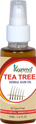 

KAZIMA Premium Quality TEA TREE Herbal Hair Oil For Unisex (100 ML)- Reduce Anti Hair Fall & Removes Dandruff Hair Oil(100 ml)