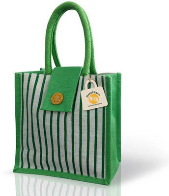 

Handcraft HC-HB-016 Multipurpose Bag(Multicolor, 10 inch)