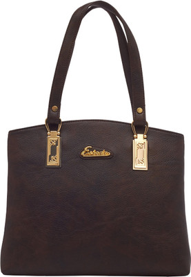 

ESBEDA Hand-held Bag(Brown, Gold)