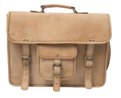 

Pranjals House 15 inch Laptop Messenger Bag(Brown)