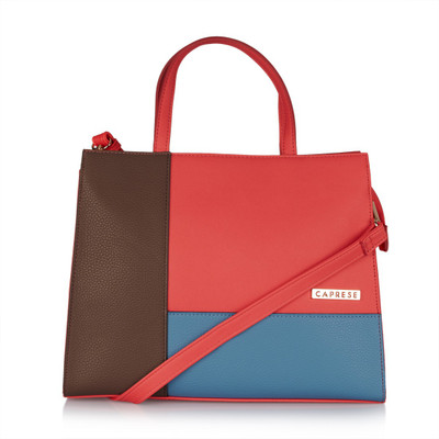 

Caprese Satchel(Red, Blue, Brown), Blue;brown;red