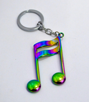 

Jaycoknit Le Burnley's MUSIC Metal Collectible Key Chain,Ring Key Chain