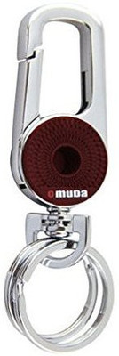 

Universal Omuda 3709 Hook Locking Double Rings Metallic - Brown Key Chain