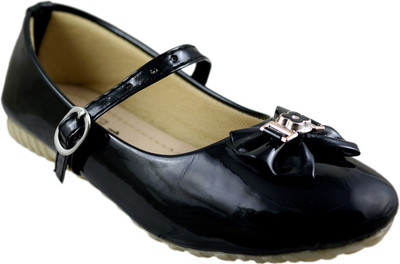 

Leatherwood1 Girls Slip on Ballerinas(Black