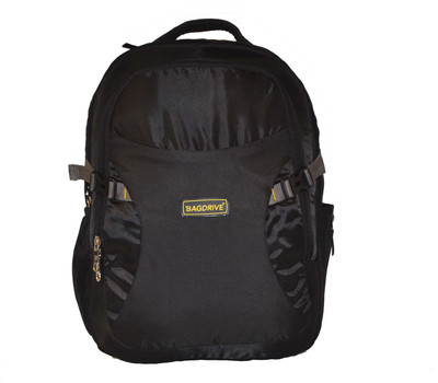 

BAGDRIVE 15.6 inch Expandable Laptop Backpack(Black)