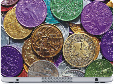 

PRINTAXA COIN DECAL VINYL Laptop Decal 15.6