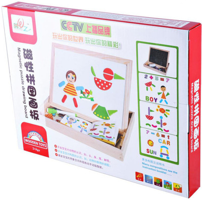 

Furious 4 Magnetic Puzzle Drawing Board - Com(Multicolor)