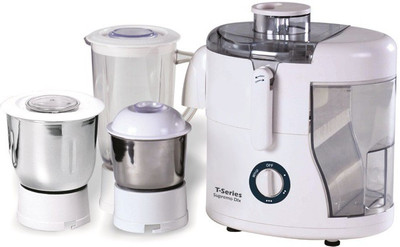 

t-series SUPREMO – DLX 550 W Juicer Mixer Grinder(White, 3 Jars)