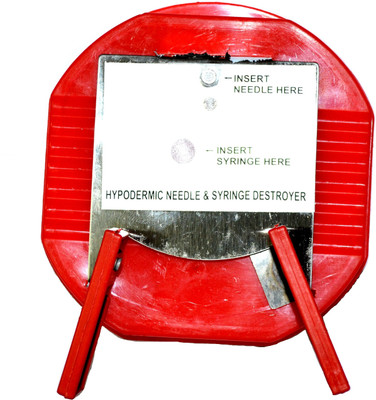 

Pin to Pen Manual Mini Syringe and Needle Destroyer Needle Burner