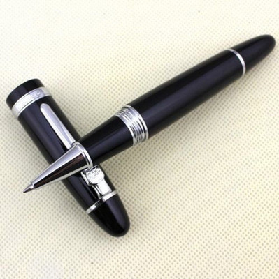

Neo Gold Leaf Jinhao 159 Rollerball Pen , Black Color & Silver Clip Writing Signature Pen Roller Ball Pen