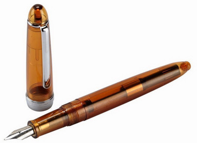 

Neo Gold Leaf JINHAO 992 TRANSPARENT BROWN BODY CHROME TRIM FOUNTAIN PEN ( FINE NIB ) Fountain Pen