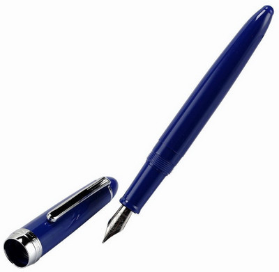 

Neo Gold Leaf JINHAO 992 BLUE BODY COLOR CHROME TRIM FOUNTAIN PEN ( FINE NIB ) Fountain Pen