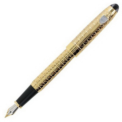 

Neo Gold Leaf JinHao 195 Gold Armored GT Fountain Pen - Medium Fountain Pen