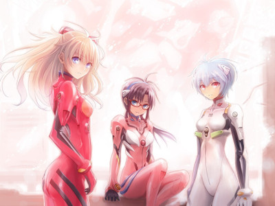 

Akhuratha Anime asuka-langley-evangelion-neon-genesis-evangelion-rei-ayanami Wall Poster Paper Print(12 inch X 18 inch, Rolled)