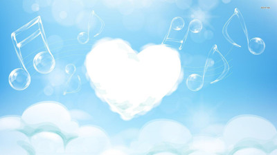 

note-bubble-heart-cloud-sky Wall Poster Paper Print(12 inch X 18 inch, Rolled)