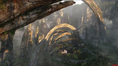 

Aabhaas -avatar-movie-background-landscape-data Wall Poster Paper Print(12 inch X 18 inch, Rolled)
