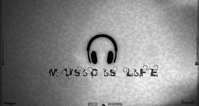 

-music-is-life Wall Poster Paper Print(12 inch X 18 inch, Rolled)