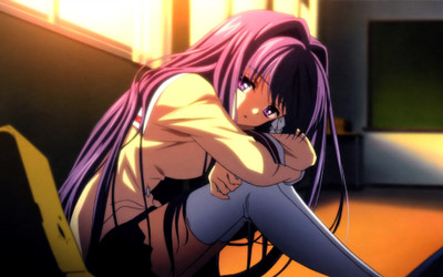 

Akhuratha Anime clannad-fujibayashi-kyou-purple-hair Wall Poster Paper Print(12 inch X 18 inch, Rolled)