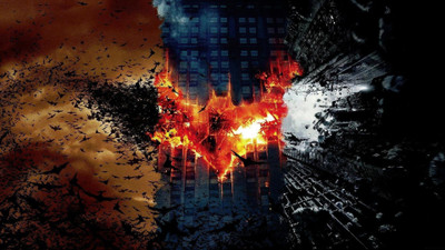 

Aabhaas rises-dark-knight-begins-movies-symbol- Wall Poster Paper Print(12 inch X 18 inch, Rolled)