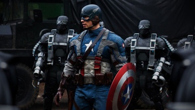 

Aabhaas movies-captain-america-the-first-avenger-captain-america Wall Poster Paper Print(12 inch X 18 inch, Rolled)