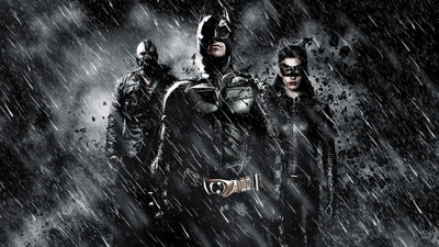 

-bane-batman-batman-the-dark-knight-rises-catwoman-movies-rain Wall Poster Paper Print(12 inch X 18 inch, Rolled)