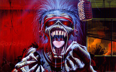 

music-maiden-iron-image Wall Poster Paper Print(12 inch X 18 inch, Rolled)