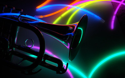 

Akhuratha musics-trumpet-neon Wall Poster Paper Print(12 inch X 18 inch, Rolled)