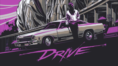 

Akhuratha movies-drive-ryan-gosling Wall Poster Paper Print(12 inch X 18 inch, Rolled)