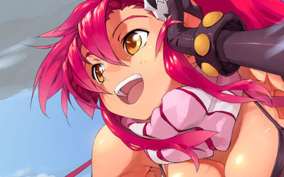 

Akhuratha Anime littner-yoko-redheads-tengen-toppa-gurren-lagann Wall Poster Paper Print(12 inch X 18 inch, Rolled)