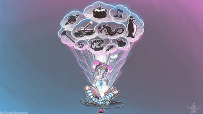 

Akhuratha brain-reading-musictwitters- Wall Poster Paper Print(12 inch X 18 inch, Rolled)