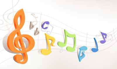 

colorful-musical-notes- Wall Poster Paper Print(12 inch X 18 inch, Rolled)