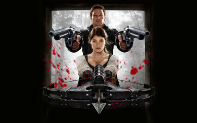 

Aabhaas -actors-blood-splatters-bow-and-arrow-gemma-arterton-guns-hansel-and-gretel-witch-hunters-jeremy-renner-men-movies-women Wall Poster Paper Print(12 inch X 18 inch, Rolled)