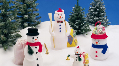 

Akhuratha Anime achristmas-gifts-bells-sacks-snow-snowmen-treess Wall Poster Paper Print(12 inch X 18 inch, Rolled)