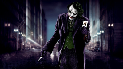 

Akhuratha joker-batman-the-dark-knight-heath-ledger-movies-knives-cities-blurred-cards-the-joker Wall Poster Paper Print(12 inch X 18 inch, Rolled)