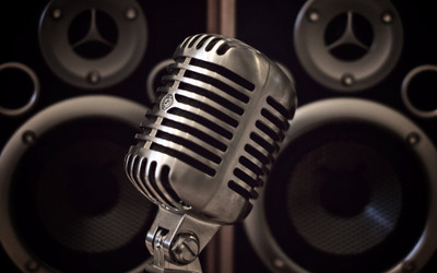 

Akhuratha sound-music-speaker-acoustics-microphone-removable- Wall Poster Paper Print(12 inch X 18 inch, Rolled)