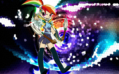 

Akhuratha Anime arainbow-dash-my-little-pony-friendship-is-magic-mlp-my-little-pony Wall Poster Paper Print(12 inch X 18 inch, Rolled)