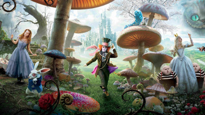 

Aabhaas alice-wonderland-movies--movie Wall Poster Paper Print(12 inch X 18 inch, Rolled)