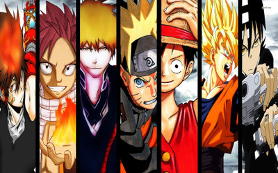 

Akhuratha Anime aluffy-gohan-naruto-bleach-one-piece-dragon-ball Wall Poster Paper Print(12 inch X 18 inch, Rolled)