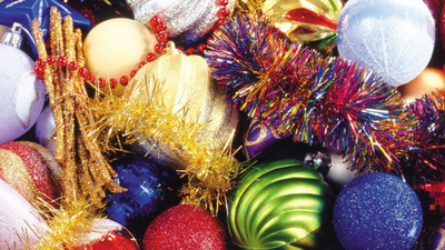 

Akhuratha Anime achristmas-glitter-attributes-tinsel-colorful-decorations-balloonss Wall Poster Paper Print(12 inch X 18 inch, Rolled)