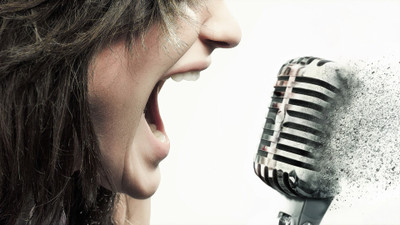 

Akhuratha -microphone-music-women Wall Poster Paper Print(12 inch X 18 inch, Rolled)