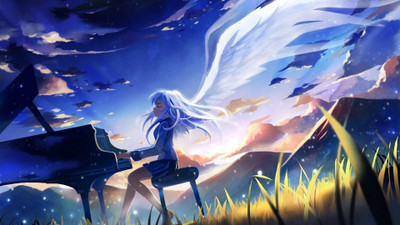 

Akhuratha Anime beats-angel-ritmy-original-angelskie-gdefon Wall Poster Paper Print(12 inch X 18 inch, Rolled)