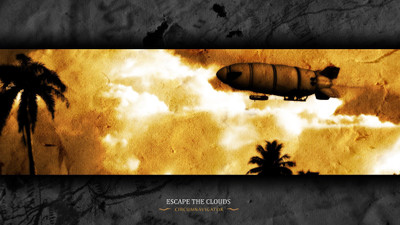 

steampunk-visuals-pinterest-clouds-escape-music Wall Poster Paper Print(12 inch X 18 inch, Rolled)