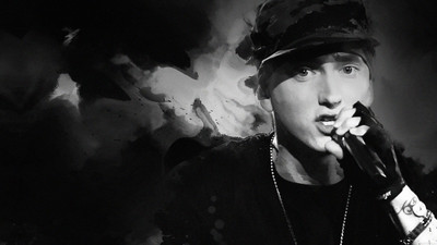 

Akhuratha eminem-face-musics-papers Wall Poster Paper Print(12 inch X 18 inch, Rolled)