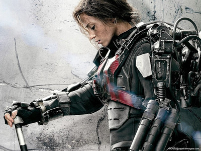 

Akhuratha edge-of-tomorrow-movies-emily-blunt-futuristic-science-fiction-actresses Wall Poster Paper Print(12 inch X 18 inch, Rolled)