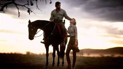 

Akhuratha nicole-kidman-movies-cowboys-horses-hugh-jackman-australia Wall Poster Paper Print(12 inch X 18 inch, Rolled)
