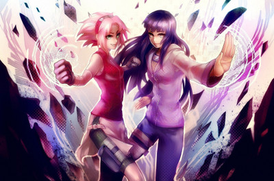 

Akhuratha Anime hyuuga-hinata-haruno-sakura Wall Poster Paper Print(12 inch X 18 inch, Rolled)