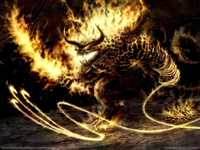 

Aabhaas -balrog-movies-the-lord-of-the-rings Wall Poster Paper Print(12 inch X 18 inch, Rolled)