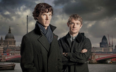 

Akhuratha sherlock-movies-freeman-cumberbatch-benedict-martin Wall Poster Paper Print(12 inch X 18 inch, Rolled)