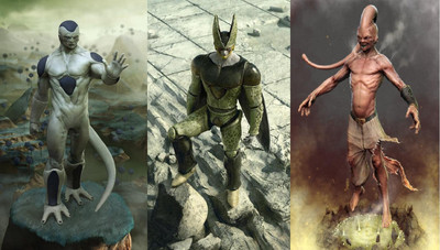 

Akhuratha Anime cell-dragon-ball-z-frieza-majin-boo-realistic-villains Wall Poster Paper Print(12 inch X 18 inch, Rolled)